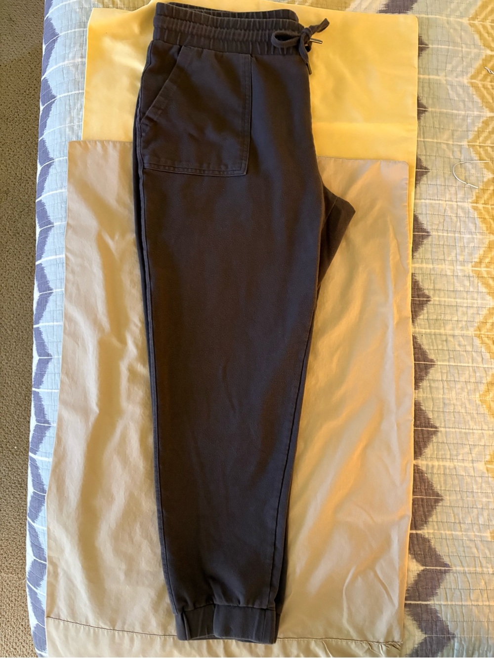 32 DEGREES Cool Women’s Twill ‘Olive Green’ Jogger Pants Sz L. - Picture 4 of 6